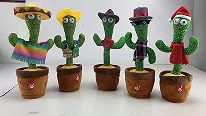 Dancing Cactus can sing, dance, record, learn to speak and shine