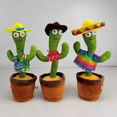 Dancing Cactus can sing, dance, record, learn to speak and shine