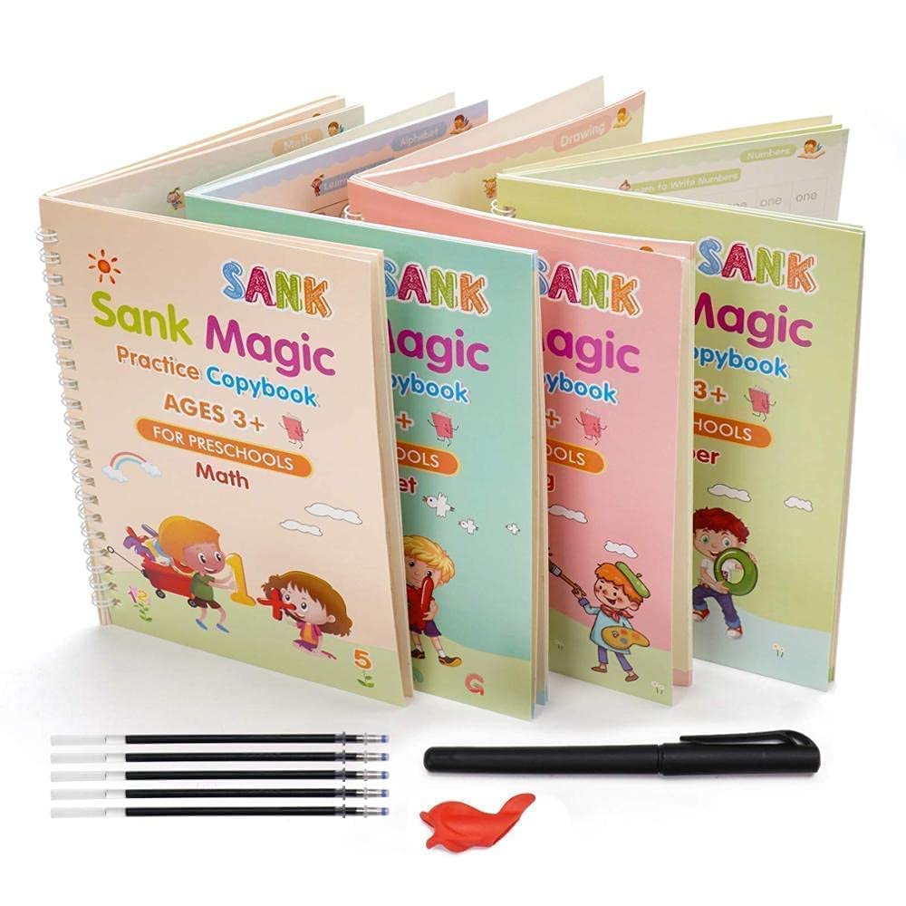 4 piece  Magic Book writing