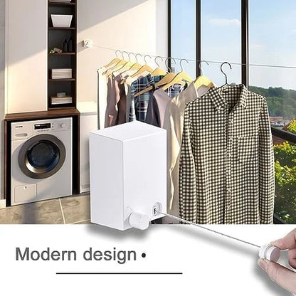 Stainless Steel Wall Hanging Retractable Clothesline Hotel