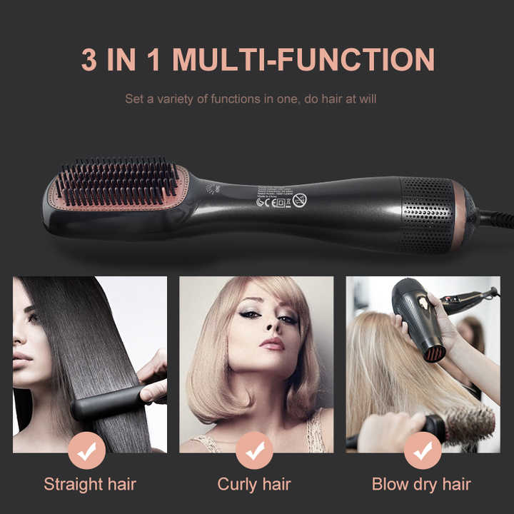 Electric Hair Dryer Brush with Ionic Technology | Professional 2 in 1 Styling Brush