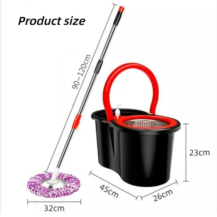 Bucket Cloth Squeeze Cleaning Bathroom Mop And bucket Floor Microfiber Squeeze Mops Wet Mop