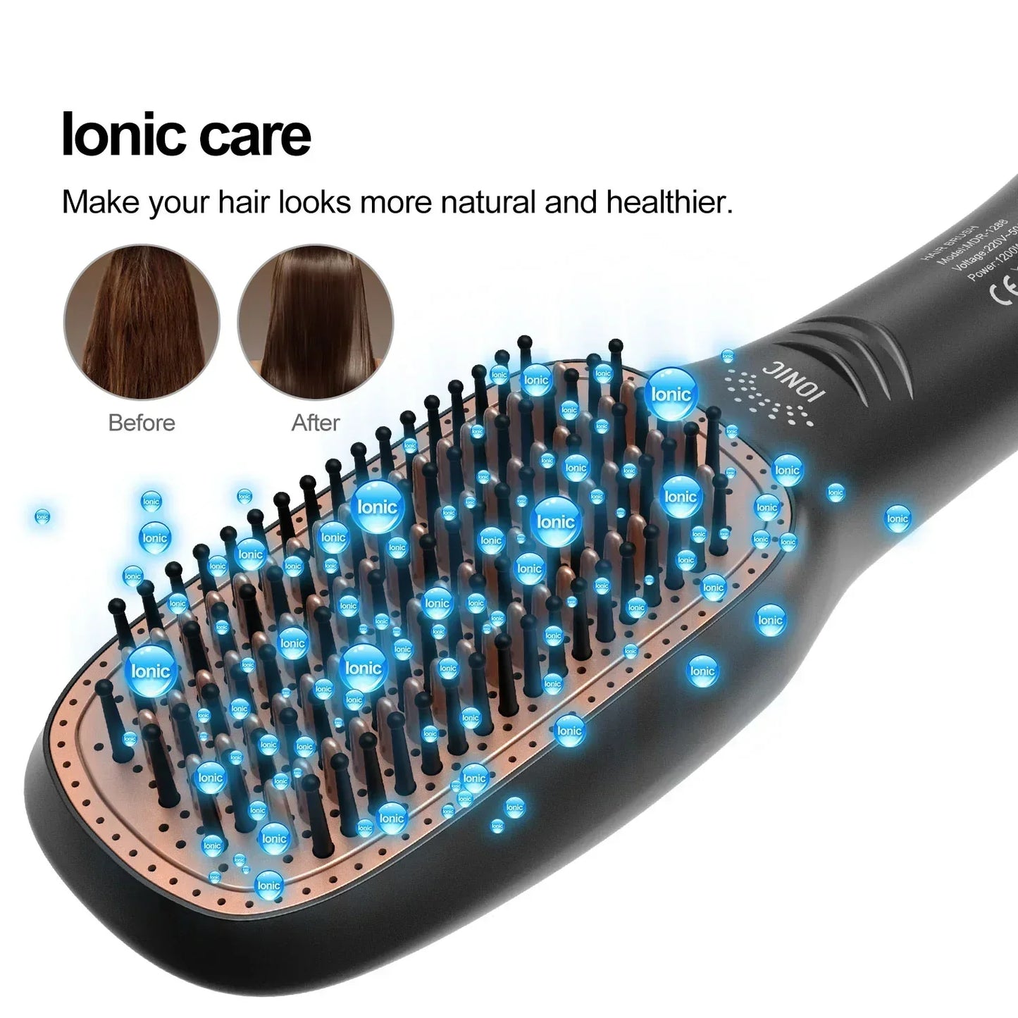 Portable Hair Dryer Brush Styler Hot Air Brush