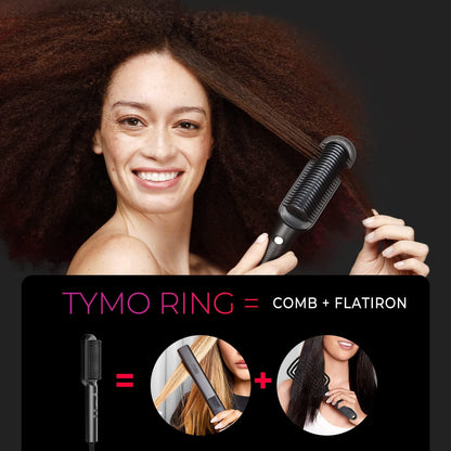 TYMO Hair Straightener Brush â Smooth & Straight