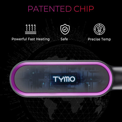 TYMO Hair Straightener Brush â Smooth & Straight