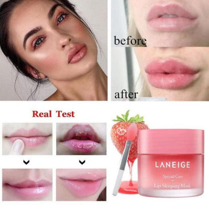 ANEIGE Lip Sleeping Mask - Berry, 20g - Overnight Lip Moisturizer with Vitamin C and Antioxidants