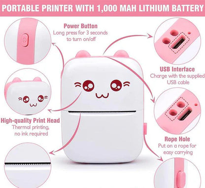 Portable Mini Pocket Printer